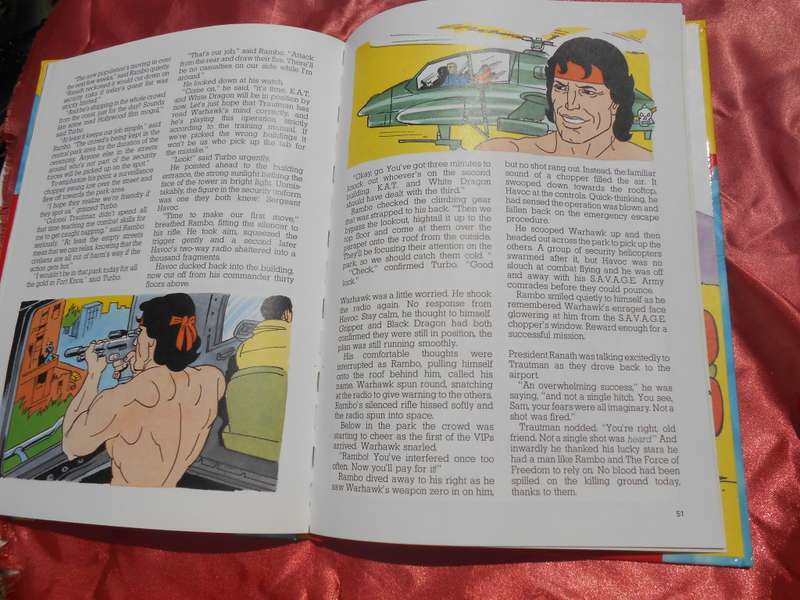 `Rambo Annual 1988`  Hard cover.