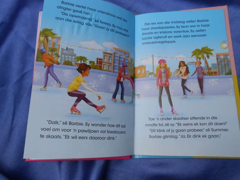 `Barbie Dalk work ek `n ysskaatstser`  Hard cover.
