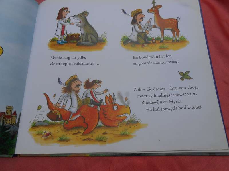 `Zok en die Vlieende Dokters:  Axel Scheffer, Julia Donaldson.  Hard cover.