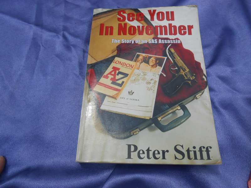 *WATER DAMAGED*  Signed copy.  Peter Stiff.  `See you in November`