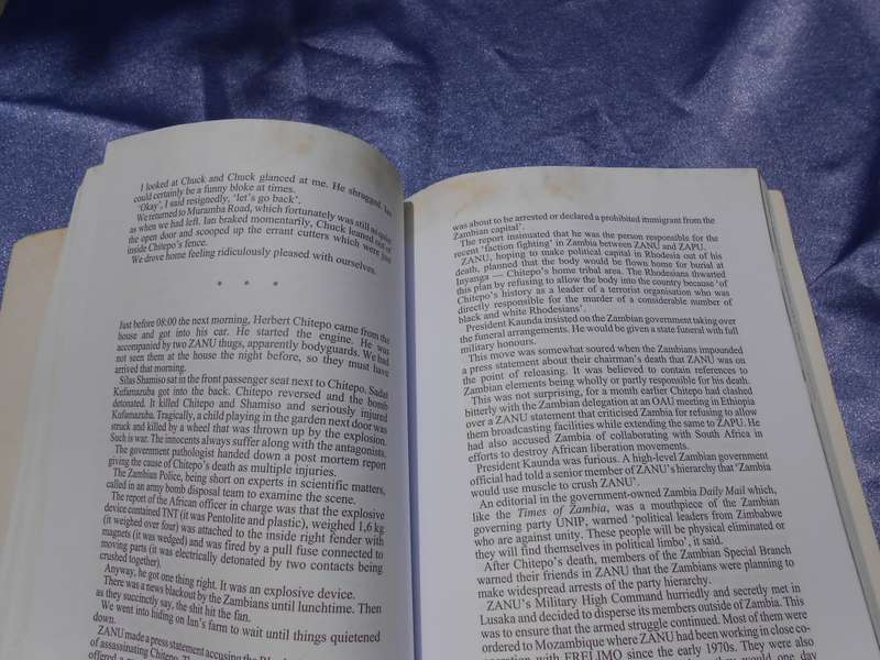 *WATER DAMAGED*  Signed copy.  Peter Stiff.  `See you in November`