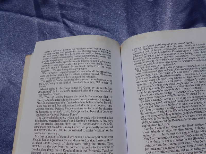 *WATER DAMAGED*  Signed copy.  Peter Stiff.  `See you in November`
