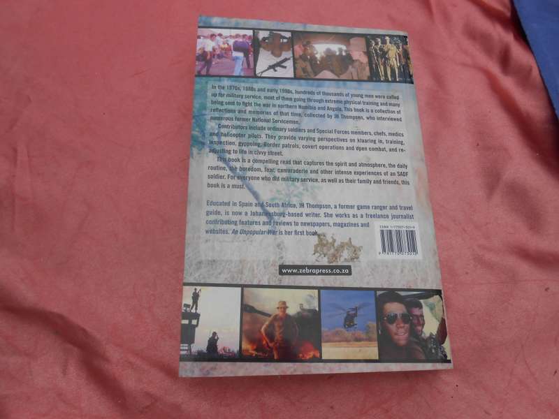 `An Unpopular War`  Jaqui Mansfield.  Soft cover.