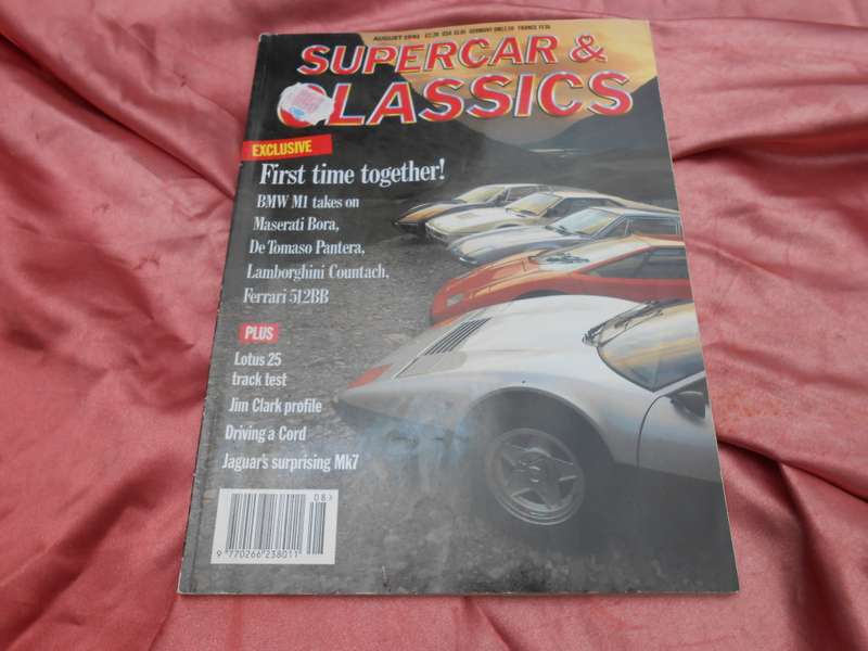 Supercar & Classics magazine.  Aug, 1991.