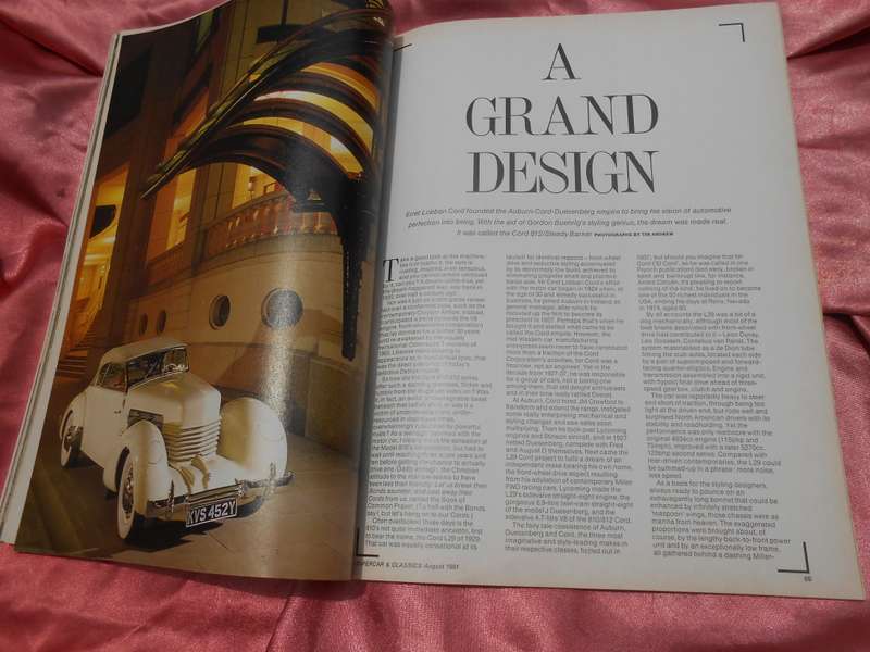 Supercar & Classics magazine.  Aug, 1991.