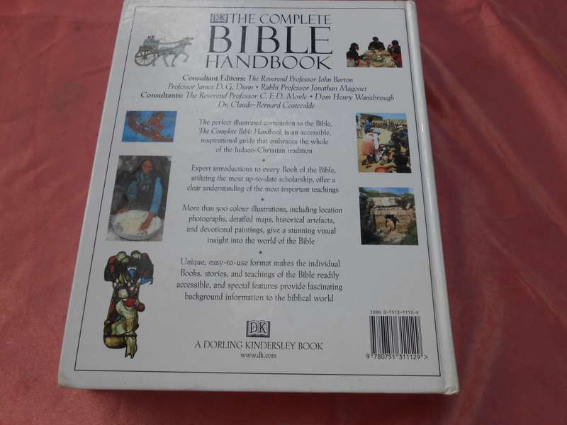 `The Complete Bible Handbook`  DK.  Hard cover.