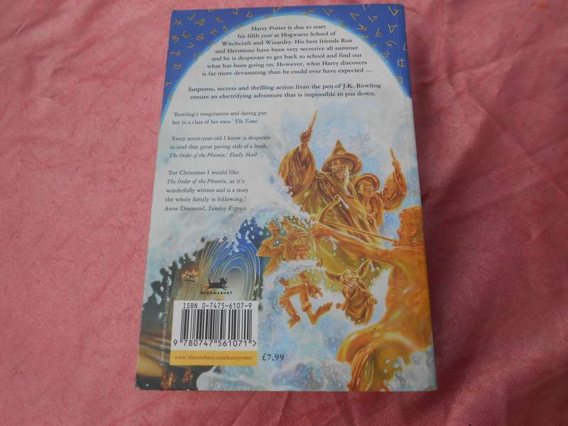 `Harry Potter and the Order of the Phoenix`  J.K. Rowling.  Soft cover.