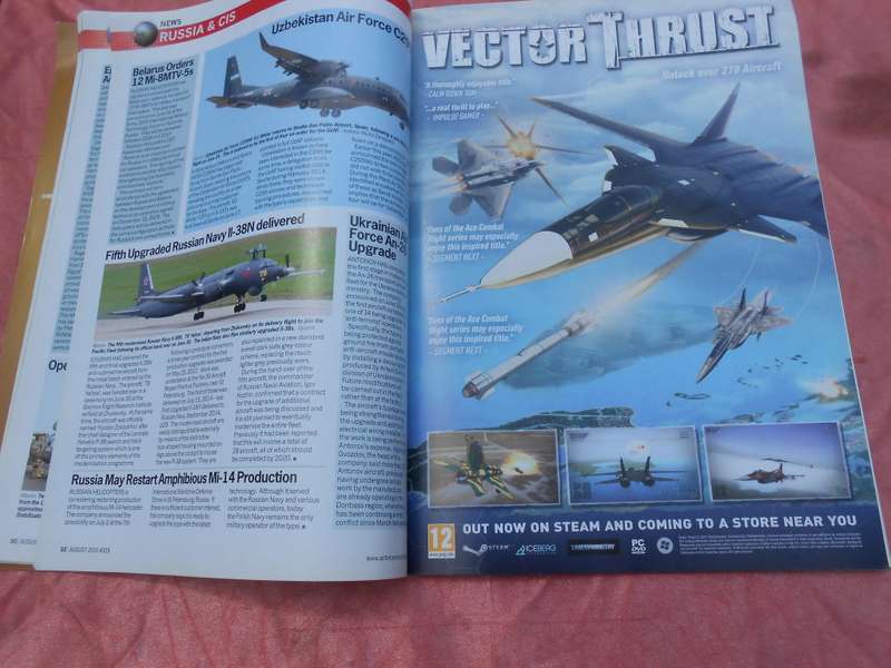 Airforces monthly magazine.  August, 2015.