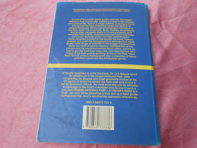 1988 `Kruger National Park`  2nd Edition.  Soft cover.