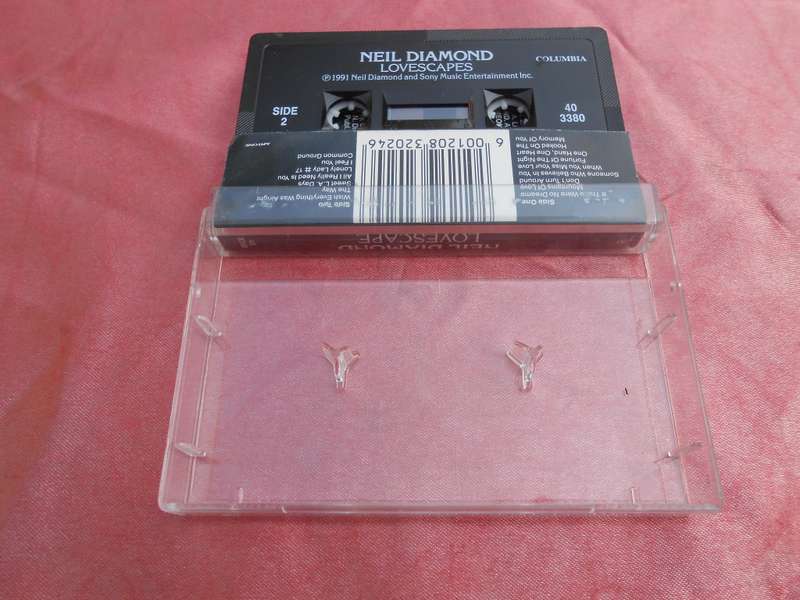 Tape Cassette Neil Diamond.  Lovescapes.