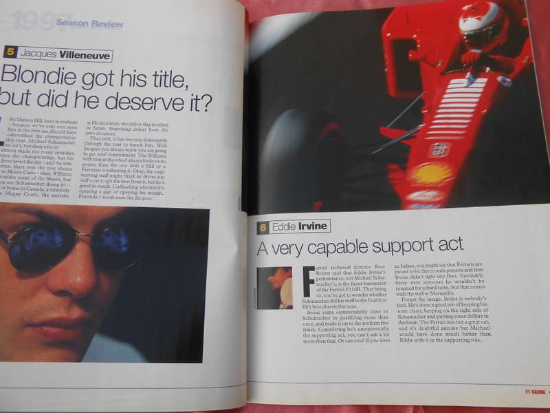 F1 Racing.  Magazine.  December, 1997.