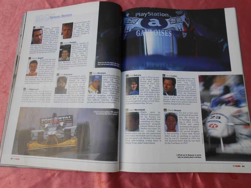 F1 Racing.  Magazine.  December, 1997.