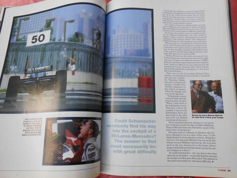 F1 Racing.  Magazine.  December, 1997.
