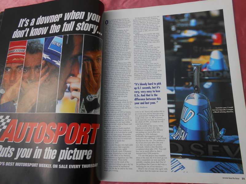 Autosport Grand Prix Review.  Magazine.  1997.