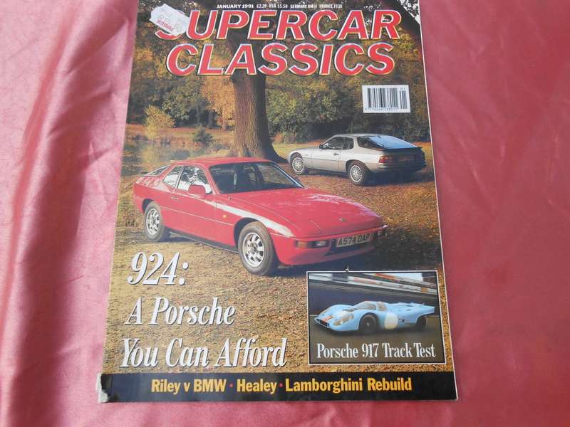 Supercar Classics.    Magazine.      January, 1991.