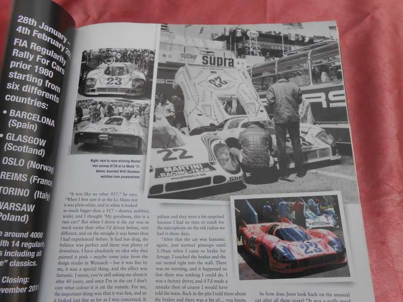 Motorsport.  Nov, 2011.  Magazine.