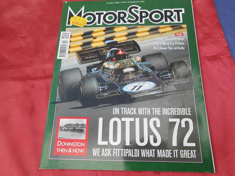 Motorsport.  Oct., 2002.  Magazine.