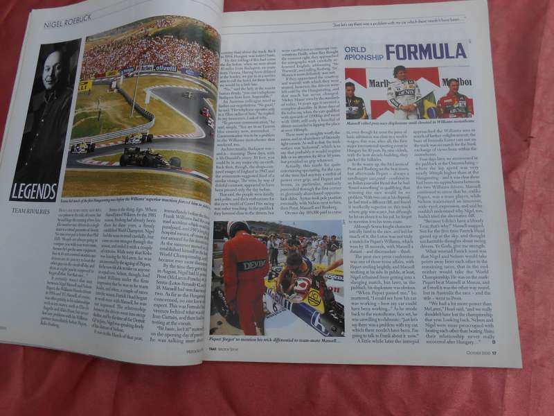 Motorsport October, 2000.  Magazine.