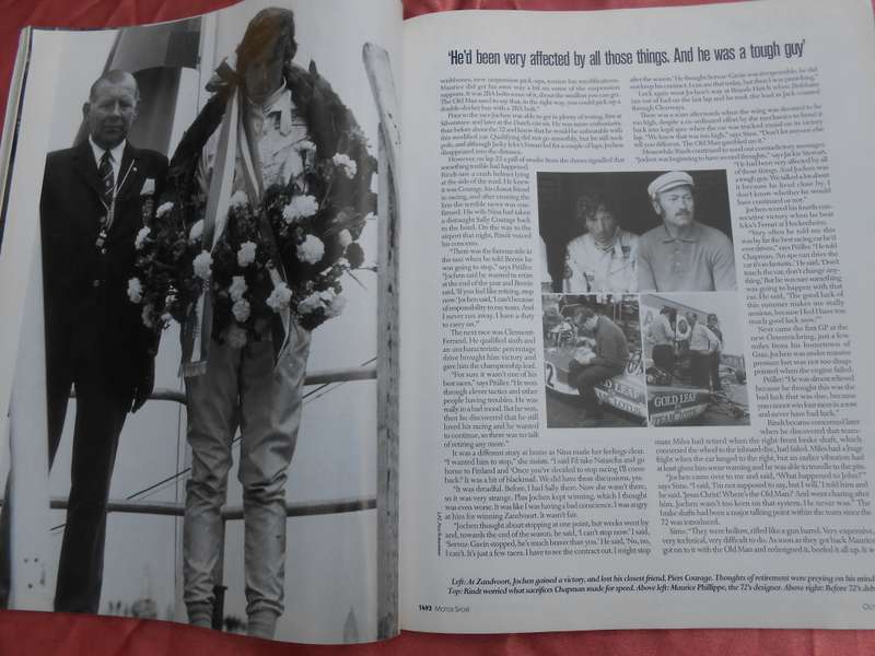 Motorsport October, 2000.  Magazine.