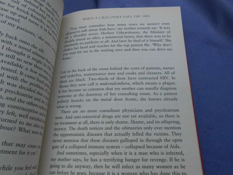 `When a Crocodile eats the Sun`  Peter Godwin.  Soft cover.