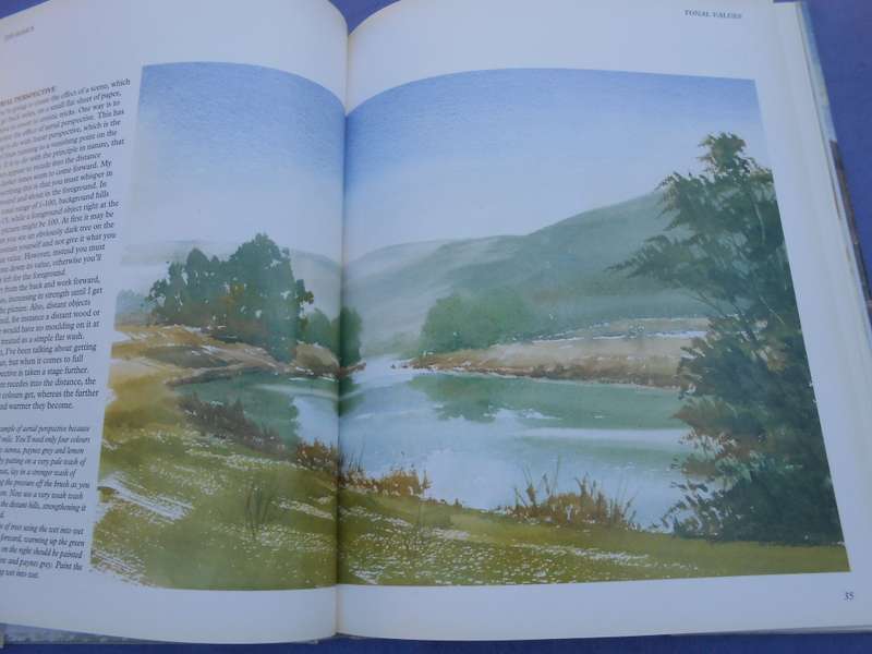 `Ron Ranson`s  Painting School.  Watercolours`  Hard cover.