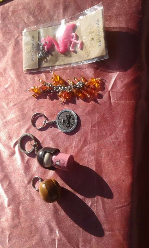 Joblot of keyrings.