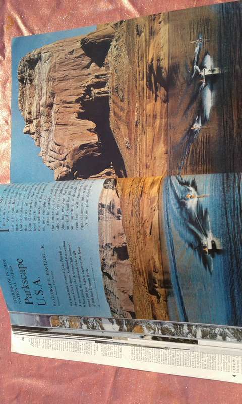 1966 `National Geographic`. Magazine.  Volume 130.  No. 1.