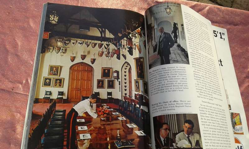 1966 `National Geographic`. Magazine.  Volume 130.  No. 1.
