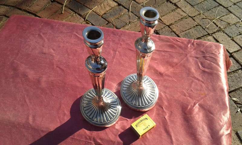 E.P.N.S. Candlesticks.