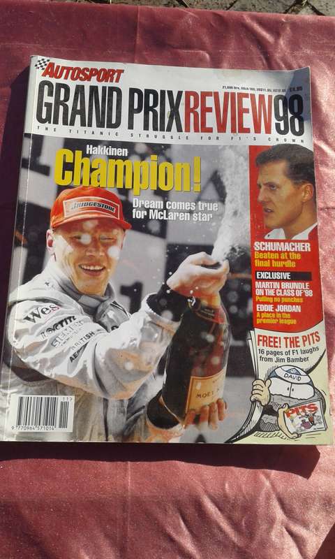 `Autosport Grand Prix 'Review 1998"   Magazine.