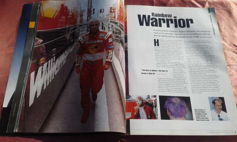 `Autosport Grand Prix 'Review 1998"   Magazine.