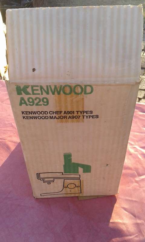 Kenwood attachment A929..  High speed shredder and slicer.