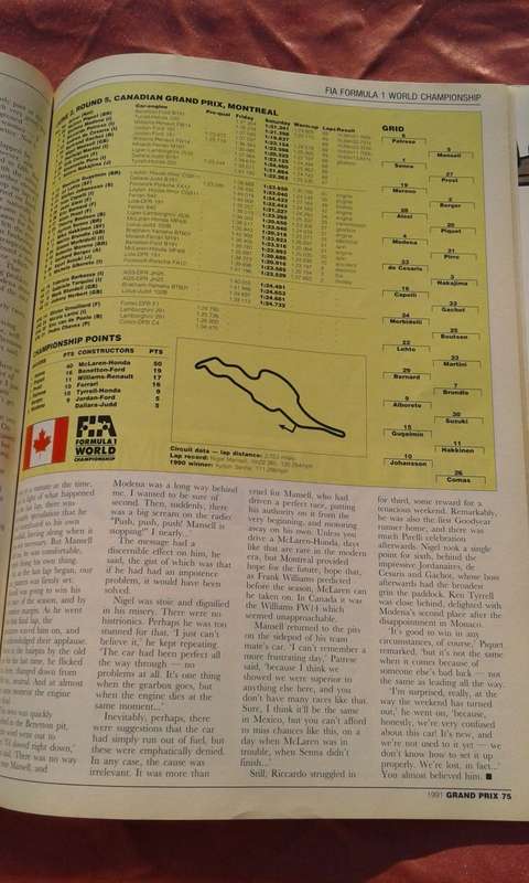 "Grand Prix Review '91" Magazine.