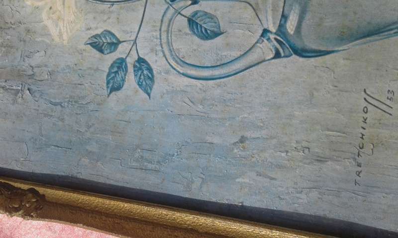 Old Tretchikoff print.  Rose.  Small 300x350.