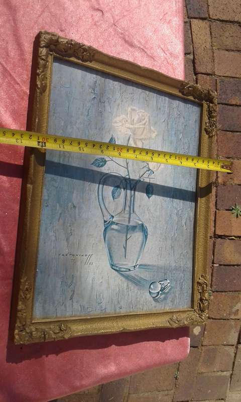 Old Tretchikoff print.  Rose.  Small 300x350.