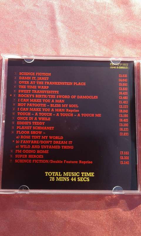 CD. Richard  O'Brien's  The Rocky Horror Picture Show.