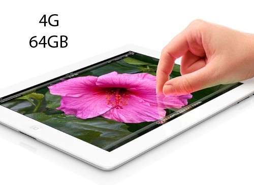 Apple iPad 3 White 64GB 9.7" Tablet With WiFi & 4G, Excellent Condition