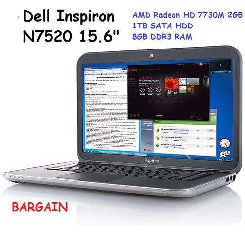 Dell Inspiron N7520 15.6'' FHD,Quad Core i7, 2.20GHZ,8GB RAM 1TB SATA,AMD Radeon HD 7730M 2GB