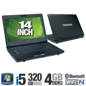 TOSHIBA TECRA M11 INTEL CORE i5-2.67GHZ, 4GB RAM, 320GB HDD,DVD-RW,WEBCAM,INTEL GRAPHICS