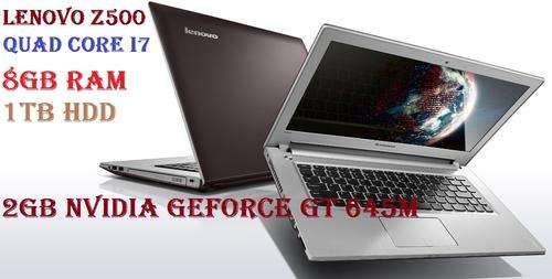 Lenovo IdealPad Z500,Quad Core i7 ,8GB Ram,1TB HDD 2GB nVidia Geforce GT645M BRAND NEW