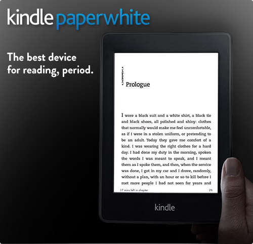 Amazon Kindle EY21 Paperwhite E-Reader 2GB WiFi Black = FREE COVER
