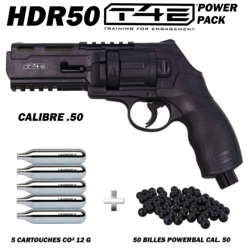 Umarex T4E HDR 50 Home Defence Revolver Paintball Marker Kit