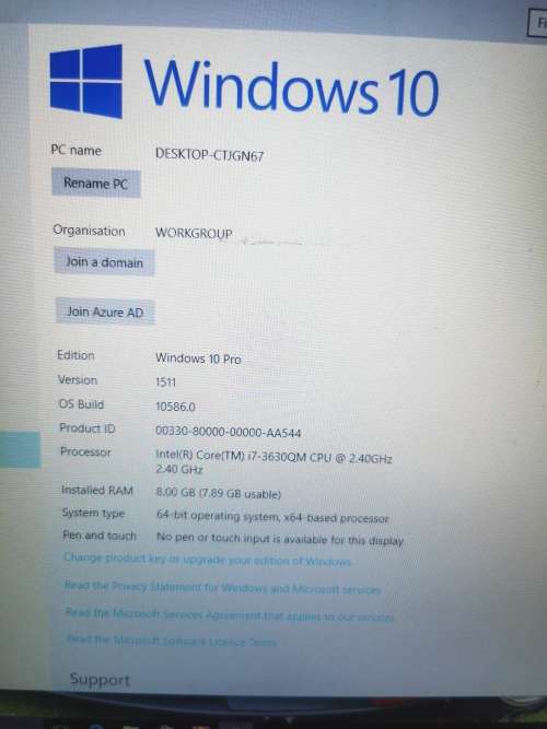 Roccat i7 gaming laptop