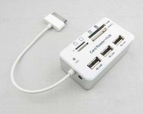 Samsung Galaxy Tab 7in1 USB HUB adapter Card Reader and USB Hub Camera Connection Kit