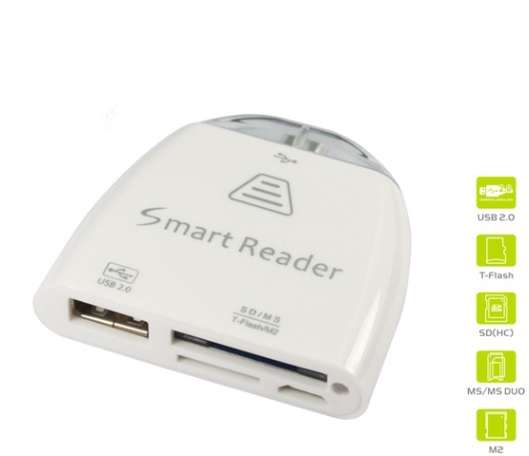 Samsung Galaxy S3 S4 i9100/ i9300/ i9500/ Galaxy Note I Micro USB Smart Card Reader Host OTG HUB