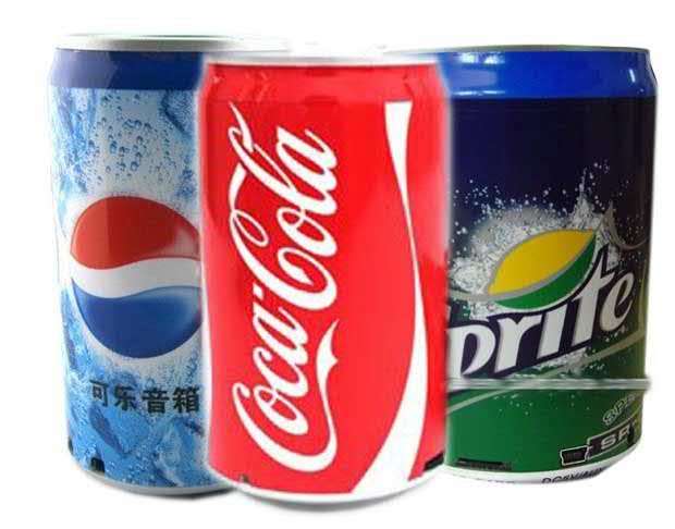 5 x Coke Coca Cola & 5 x Sprite Can Mini Audio MP3 /FM Radio Player/Speaker/Voice Box**R1 NO RESERVE
