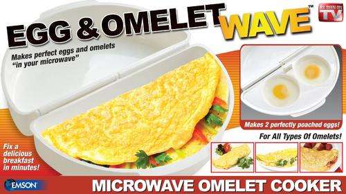 Emson Omelet Wave, Microwave Omelet Cooker **R1 NO RESERVE AUCTION**