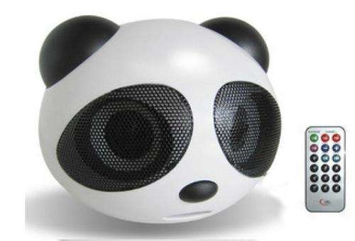 Panda Shaped USB Rechargeable MP3 Music Speaker Mini Audio Box - (SD/USB) **R1.00 NO RESERVE**