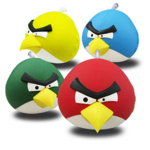 Angry Birds USB Rechargeable MP3 Music Speaker (SD/USB) **R1.00 NO RESERVE**