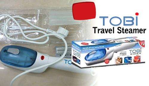 TOBI Portable Steam Iron Handheld Steamer Buddy **R1 NO RESERVE AUCTION**